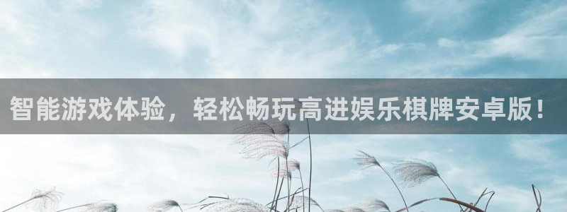 bg大游：智能游戏体验，轻松畅玩高进娱乐棋牌安卓版！