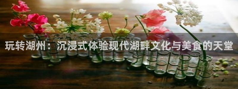 bg大游官方网站：玩转湖州：沉浸式体验现代湖畔文化与美食的天堂